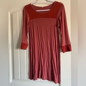 Red Women’s Long Sleeve Dress